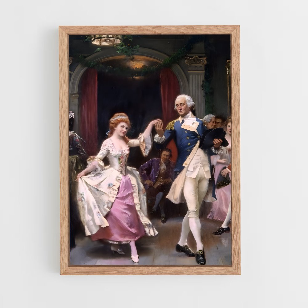 ap-george washington-5 cadre Bois clair