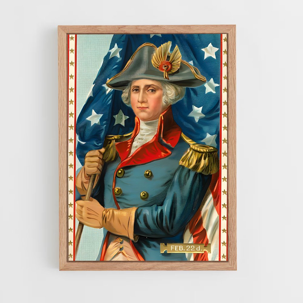 ap-george washington-7 cadre Bois clair