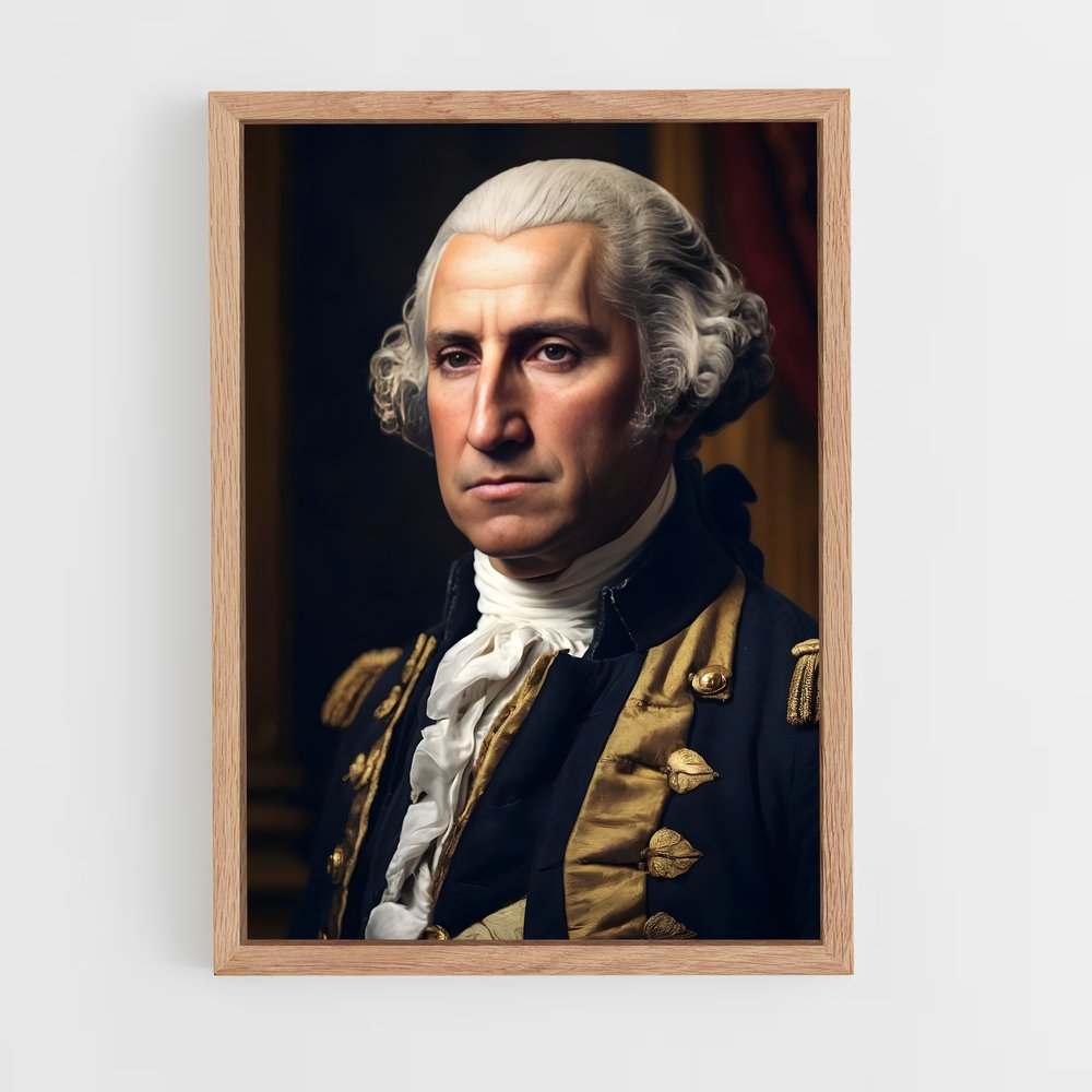 ap-george washington-8 cadre Bois clair