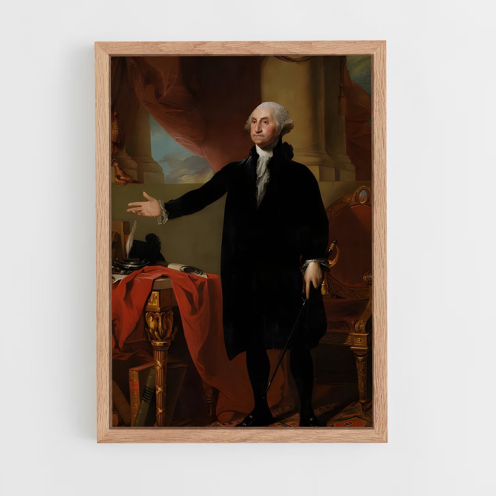 ap-george washington-9 cadre Bois clair