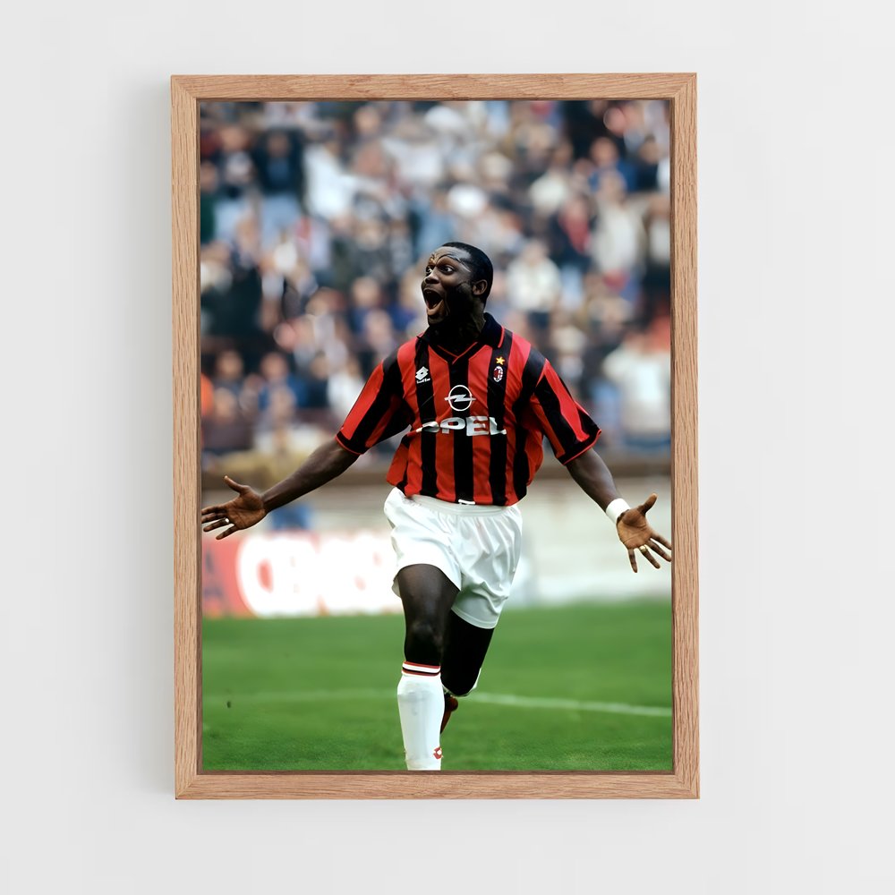 ap-george weah-6 cadre Bois clair