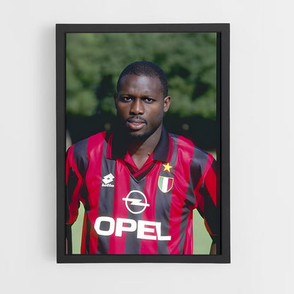 ap-george weah-8 cadre Noir