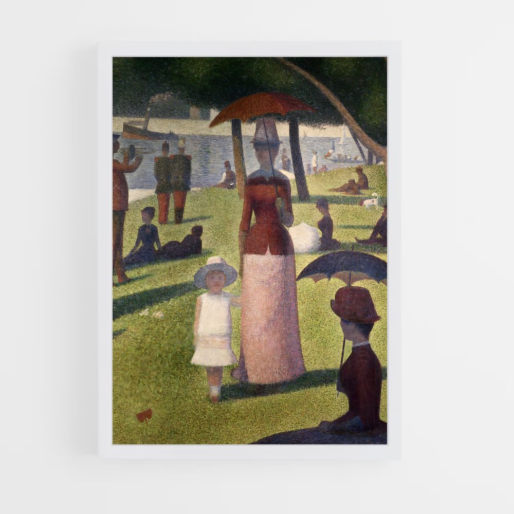 ap-georges seurat-3 cadre Blanc