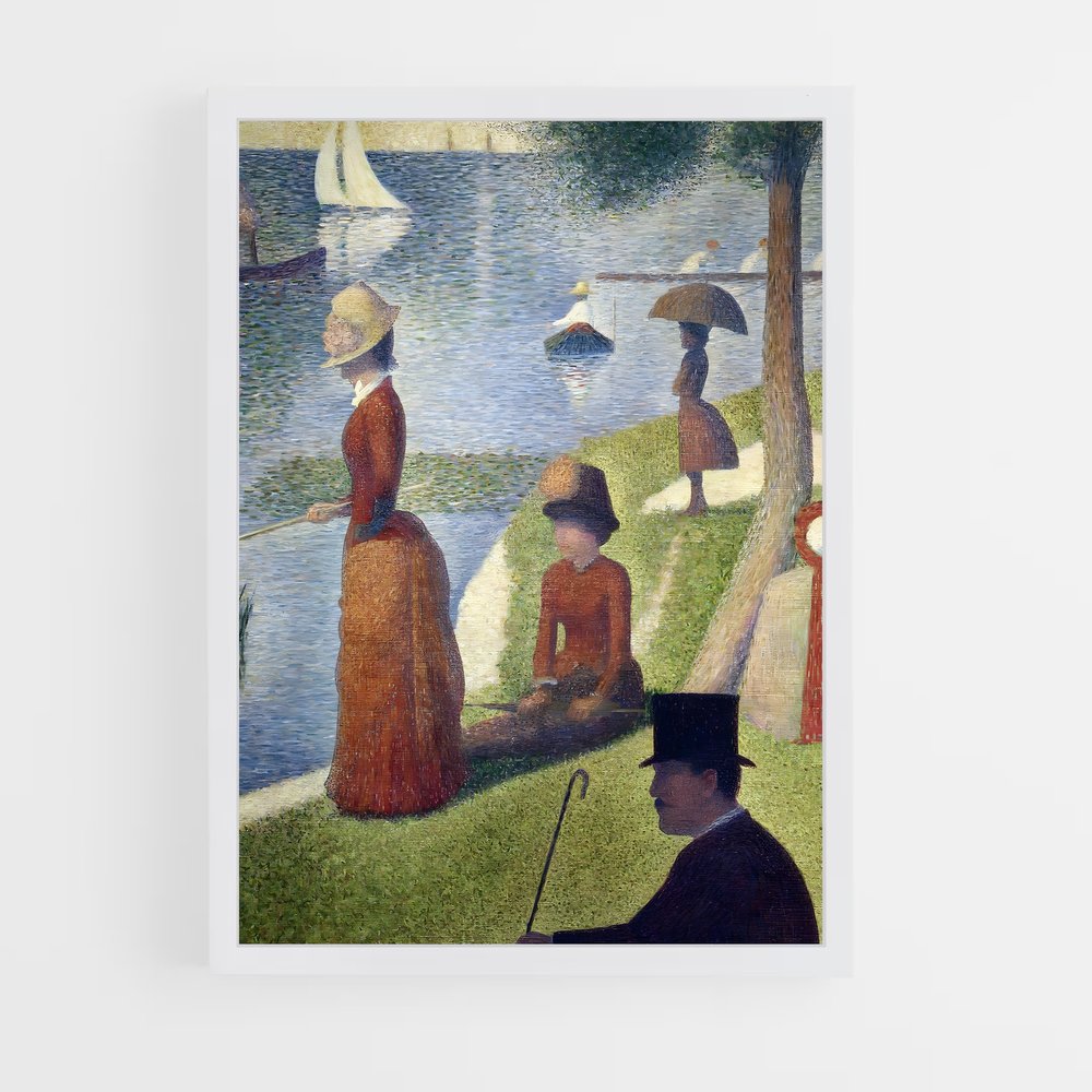 ap-georges seurat-6 cadre Blanc