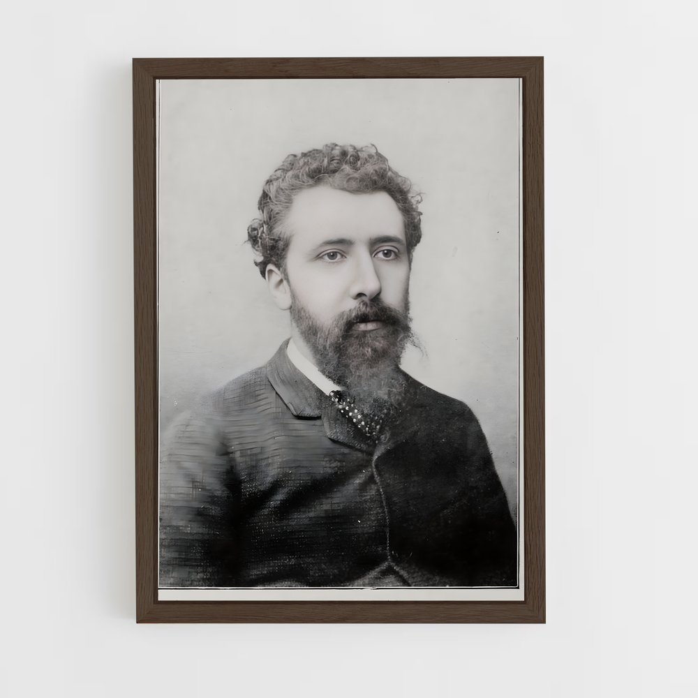 ap-georges seurat-8 cadre Bois foncé