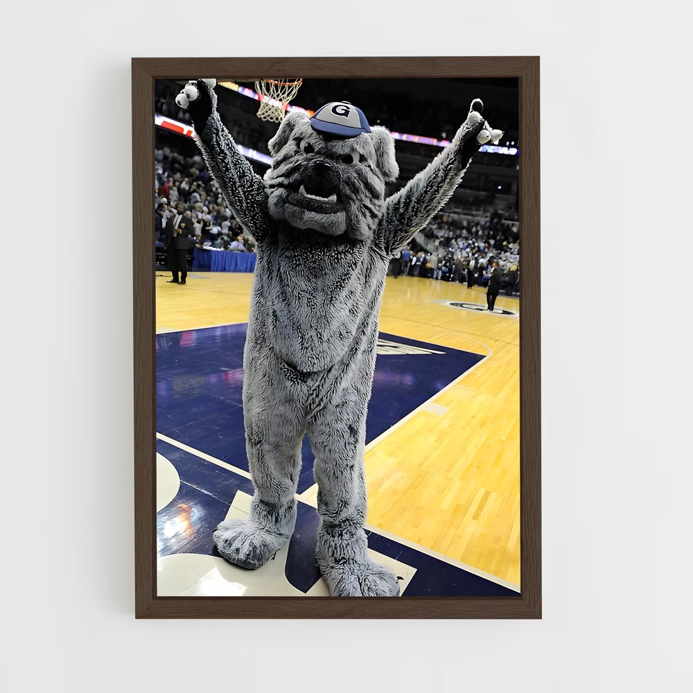 ap-georgetown hoyas-1 cadre Bois foncé