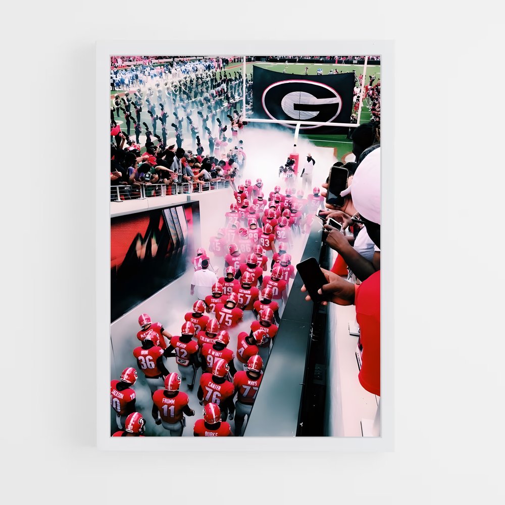 ap-georgia national football team-3 cadre Blanc