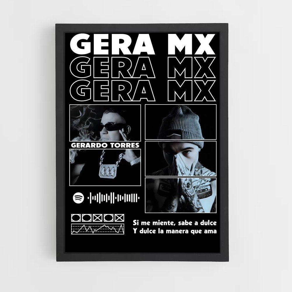 ap-gera mx-6 cadre Noir