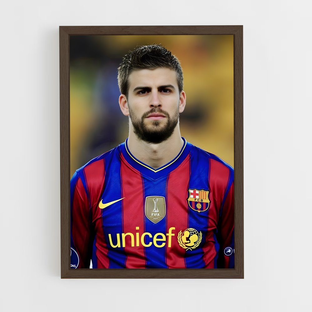 ap-gerard pique-5 cadre Bois foncé