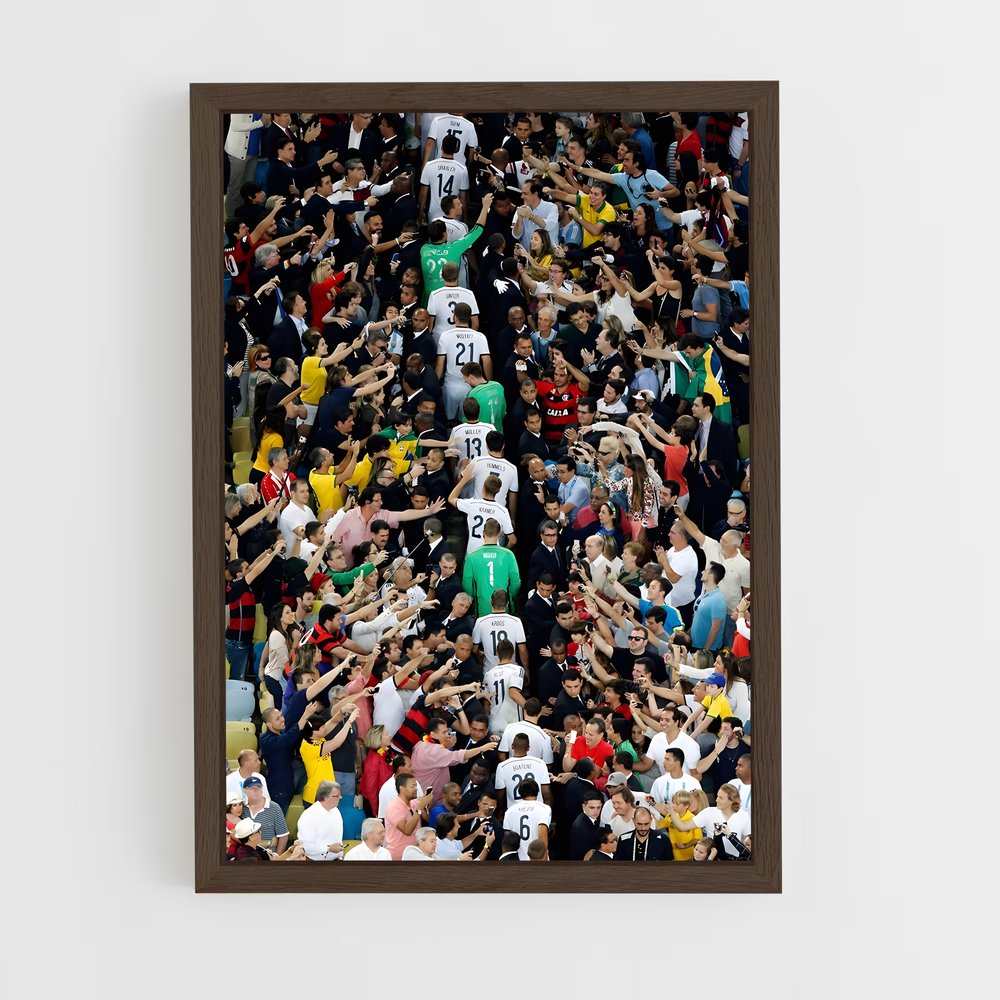 ap-germany national football team-7 cadre Bois foncé