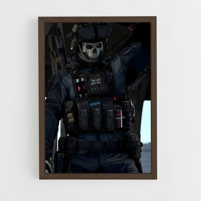 ap-ghost cod-1 cadre Bois foncé