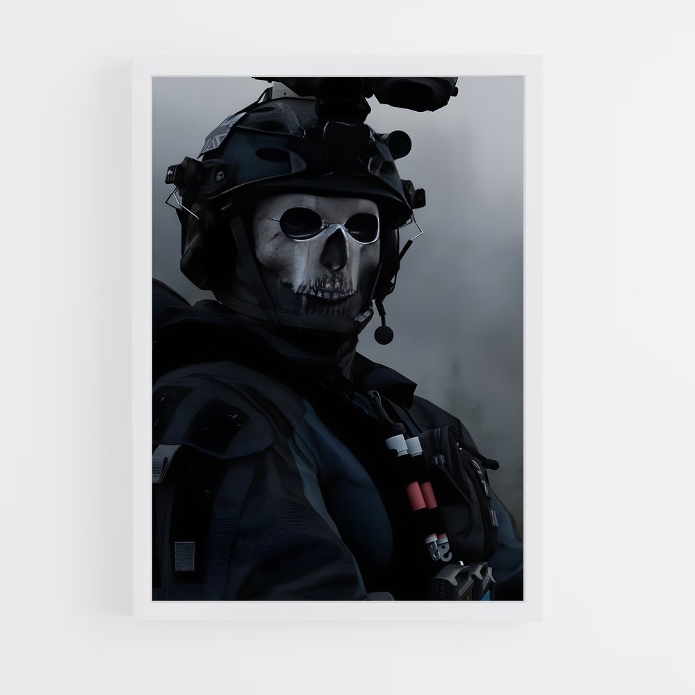 ap-ghost cod-4 cadre Blanc