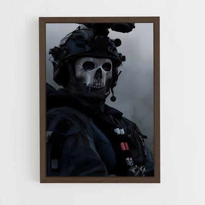 ap-ghost cod-4 cadre Bois foncé