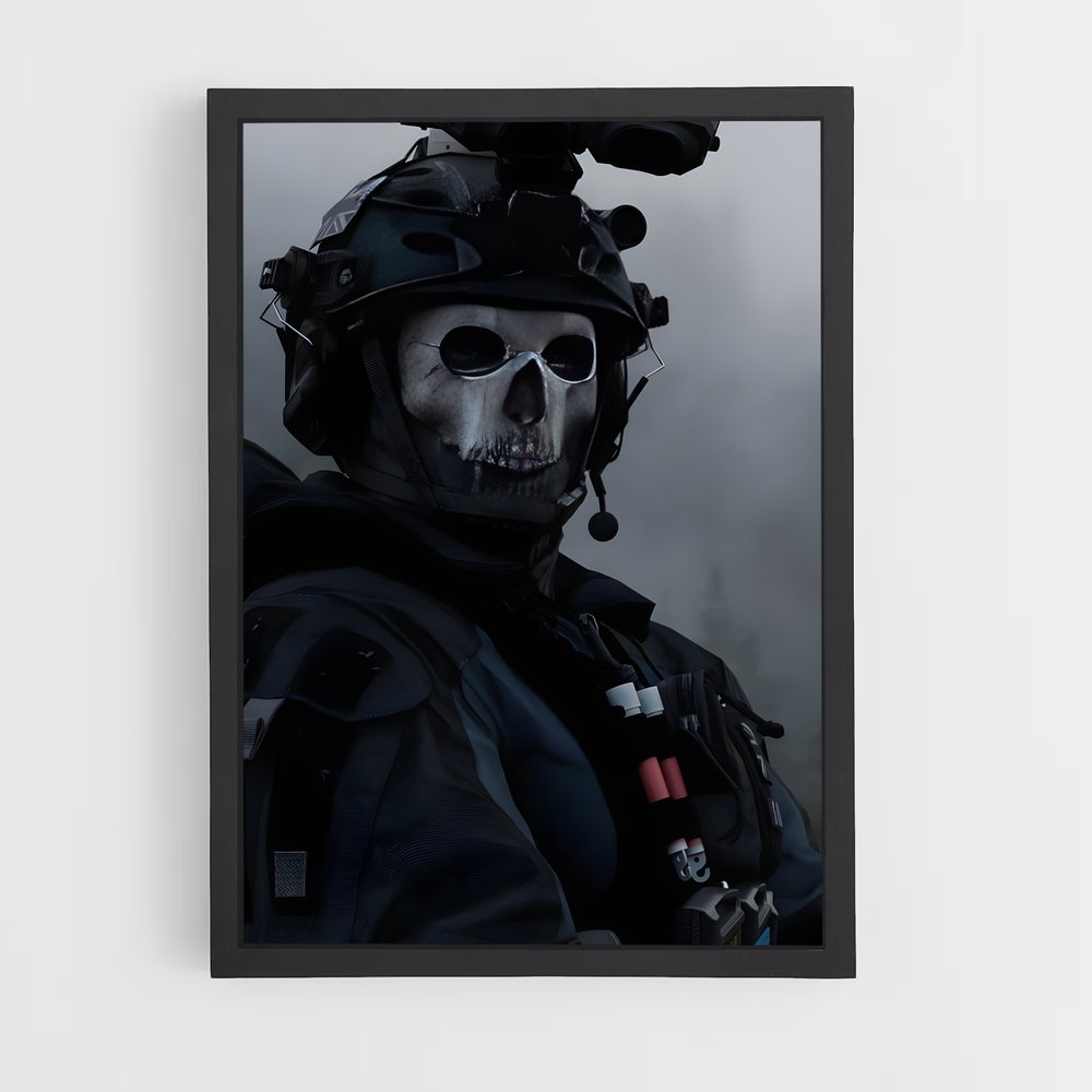 ap-ghost cod-4 cadre Noir