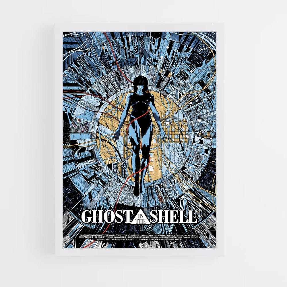 ap-ghost in the shell-1 cadre Blanc
