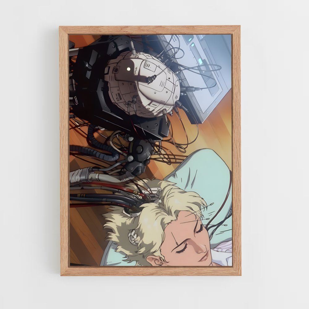 ap-ghost in the shell-3 cadre Bois clair