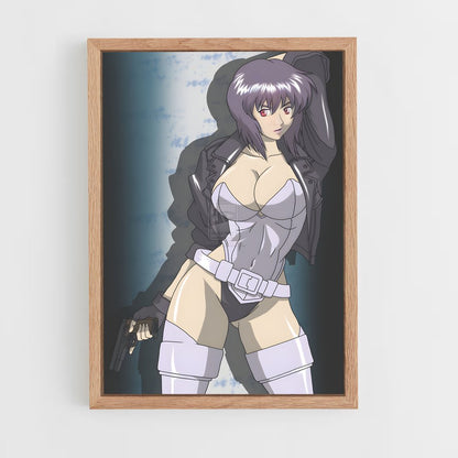 ap-ghost in the shell-8 cadre Bois clair