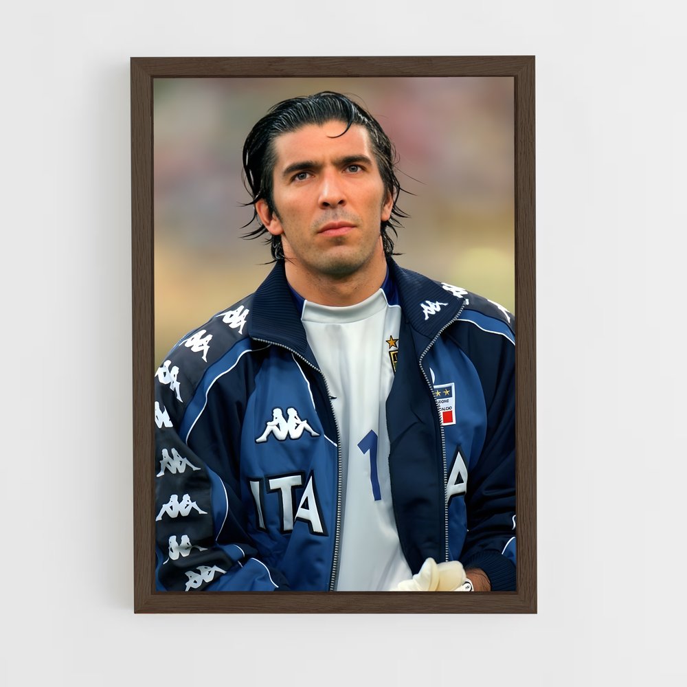 ap-gianluigi buffon-3 cadre Bois foncé