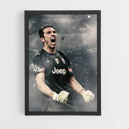 ap-gianluigi buffon-4 cadre Noir