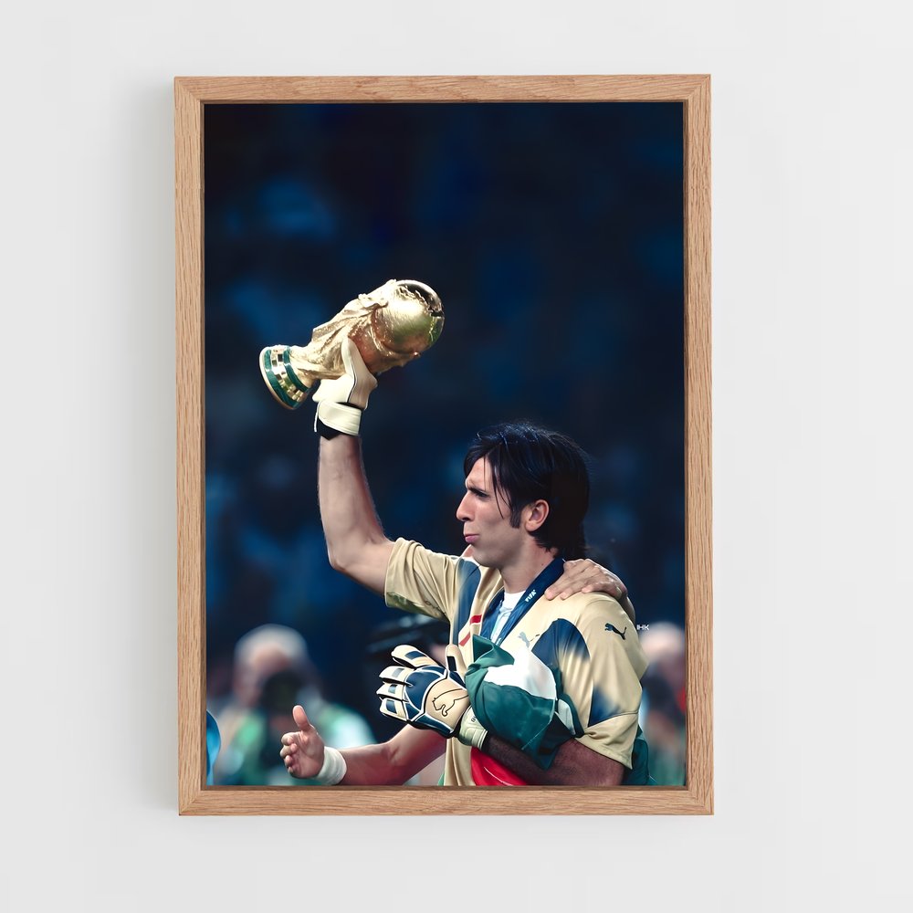 ap-gianluigi buffon-6 cadre Bois clair