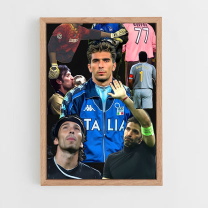 ap-gianluigi buffon-8 cadre Bois clair