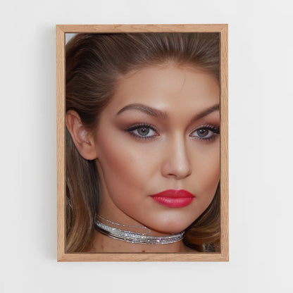ap-gigi hadid-8 cadre Bois clair