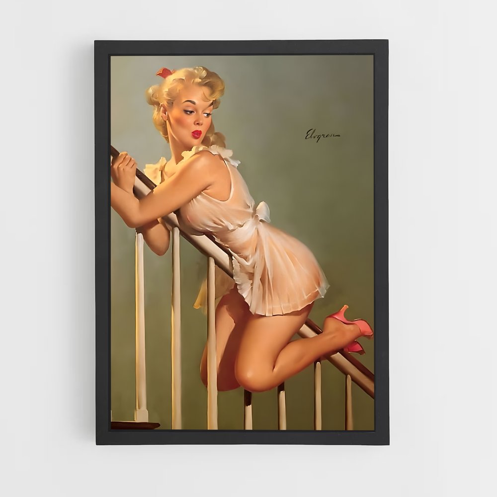 ap-gil elvgren-1 cadre Noir