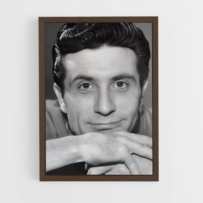 ap-gilbert becaud-1 cadre Bois foncé