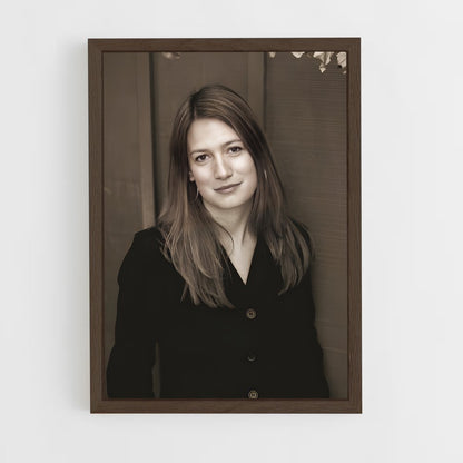 ap-gillian flynn-1 cadre Bois foncé