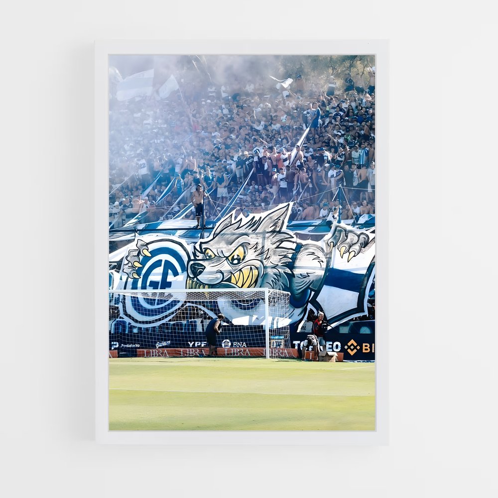 ap-gimnasia y esgrima la plata-2 cadre Blanc