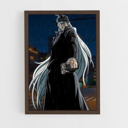 ap-gin detective conan-1 cadre Bois foncé