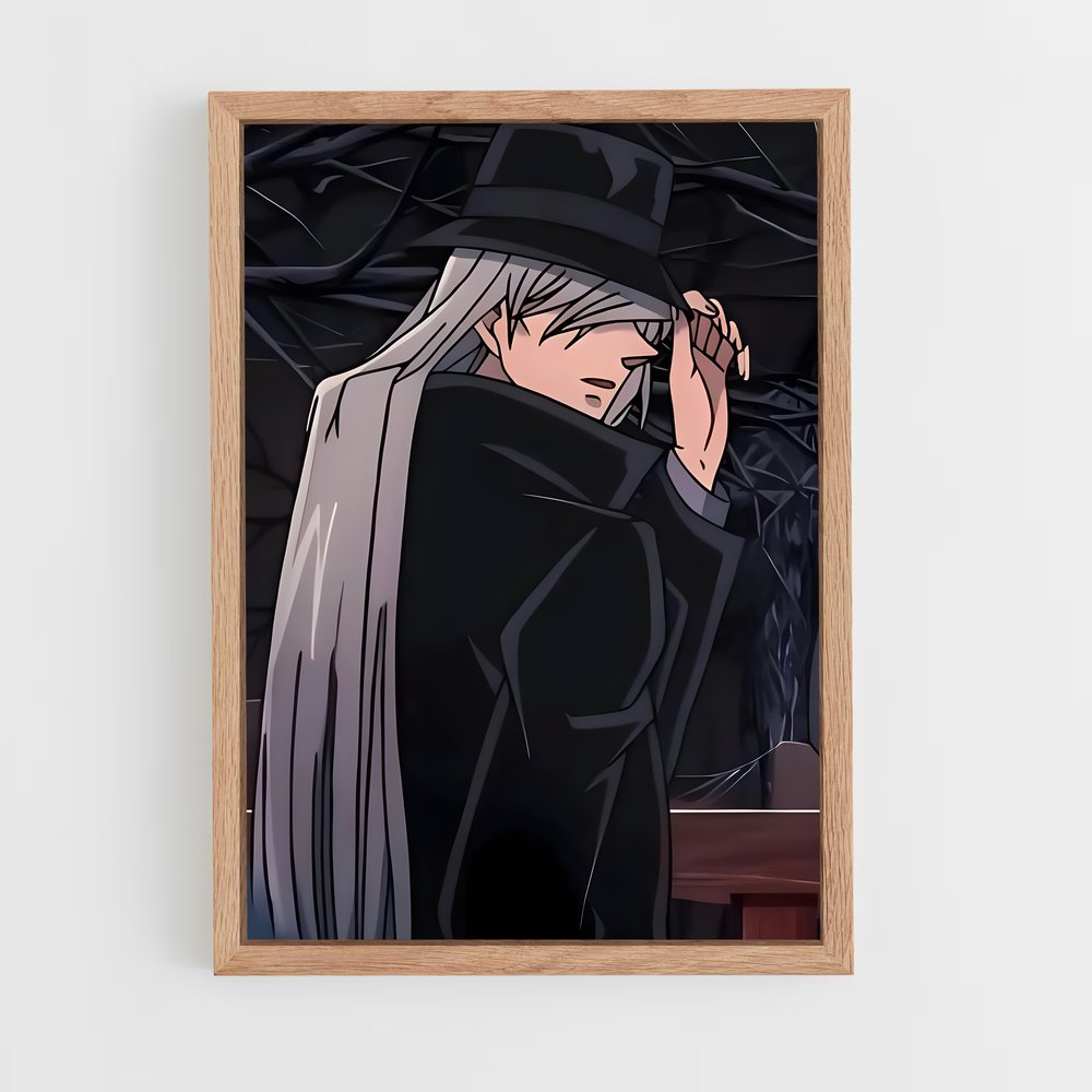 ap-gin detective conan-2 cadre Bois clair