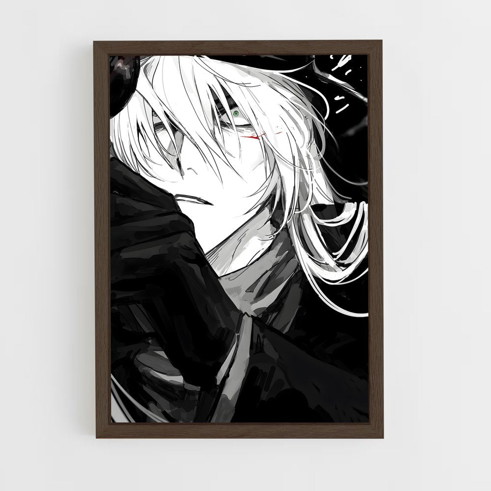 ap-gin detective conan-5 cadre Bois foncé