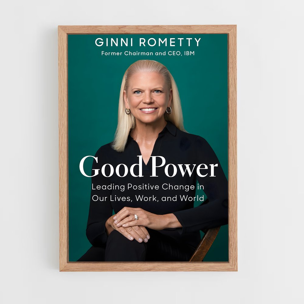 ap-ginni rometty-1 cadre Bois clair