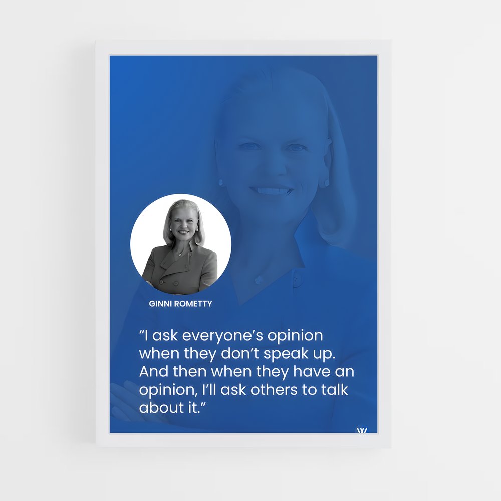 ap-ginni rometty-3 cadre Blanc