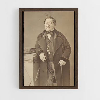 ap-gioachino rossini-1 cadre Bois foncé