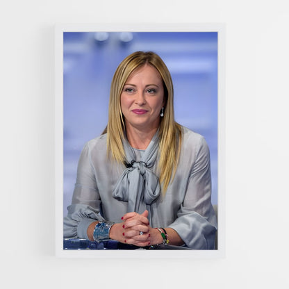 ap-giorgia meloni-6 cadre Blanc
