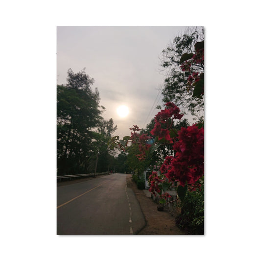 Poster Rue Florale