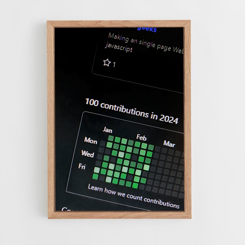 ap-github-1 cadre Bois clair