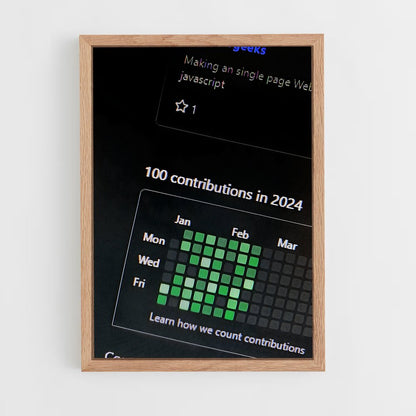 ap-github-1 cadre Bois clair