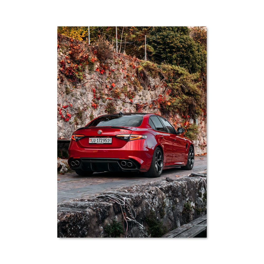 Poster Giulia quadrifoglio 75937
