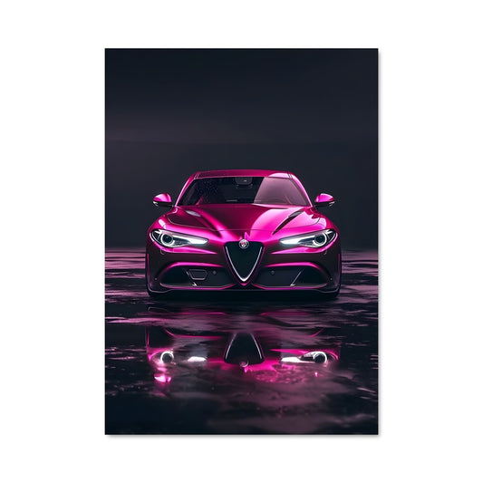 Poster Alfa Futurista