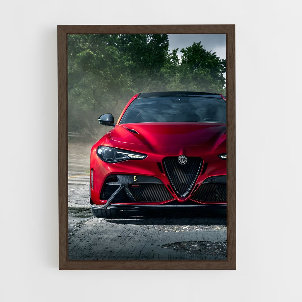 ap-giulia gtam-1 cadre Bois foncé