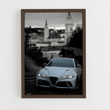 ap-giulia gtam-4 cadre Bois foncé