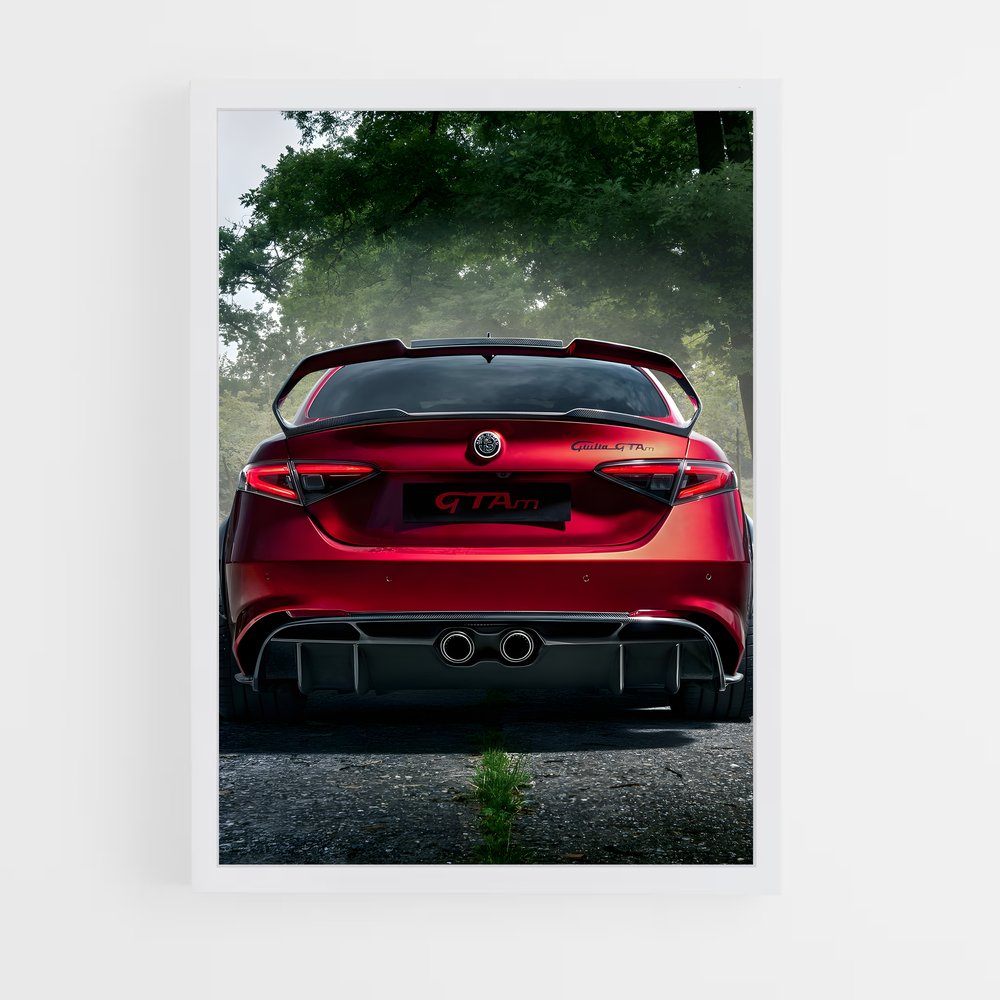 ap-giulia gtam-5 cadre Blanc