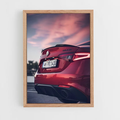 ap-giulia quadrifoglio-12 cadre Bois clair