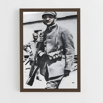 ap-giuseppe ungaretti-3 cadre Bois foncé