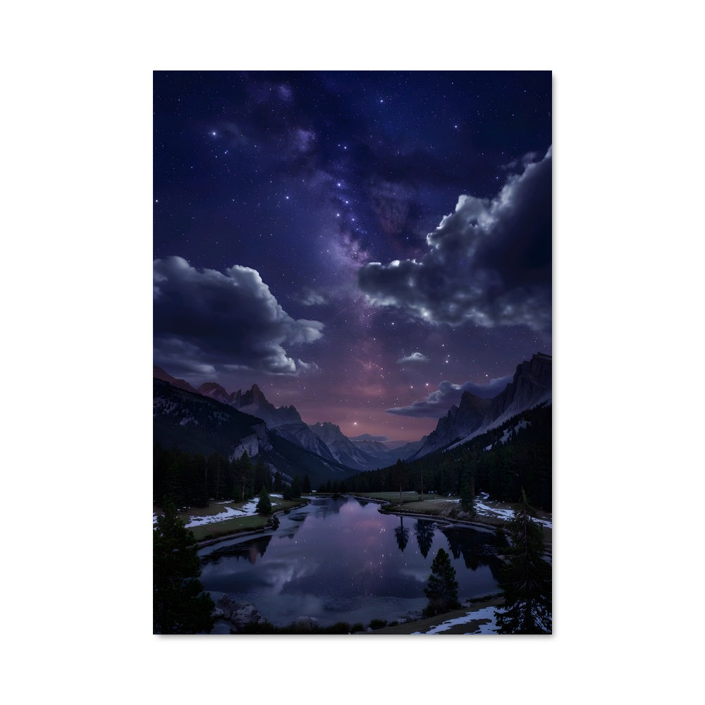 Poster Lac Céleste