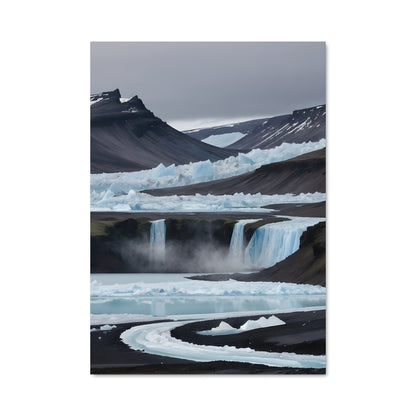 Poster Glacial lake 97025