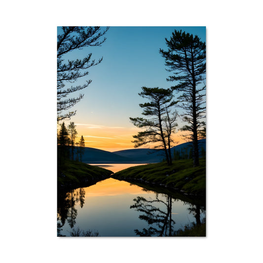 Poster Lac du Crépuscule